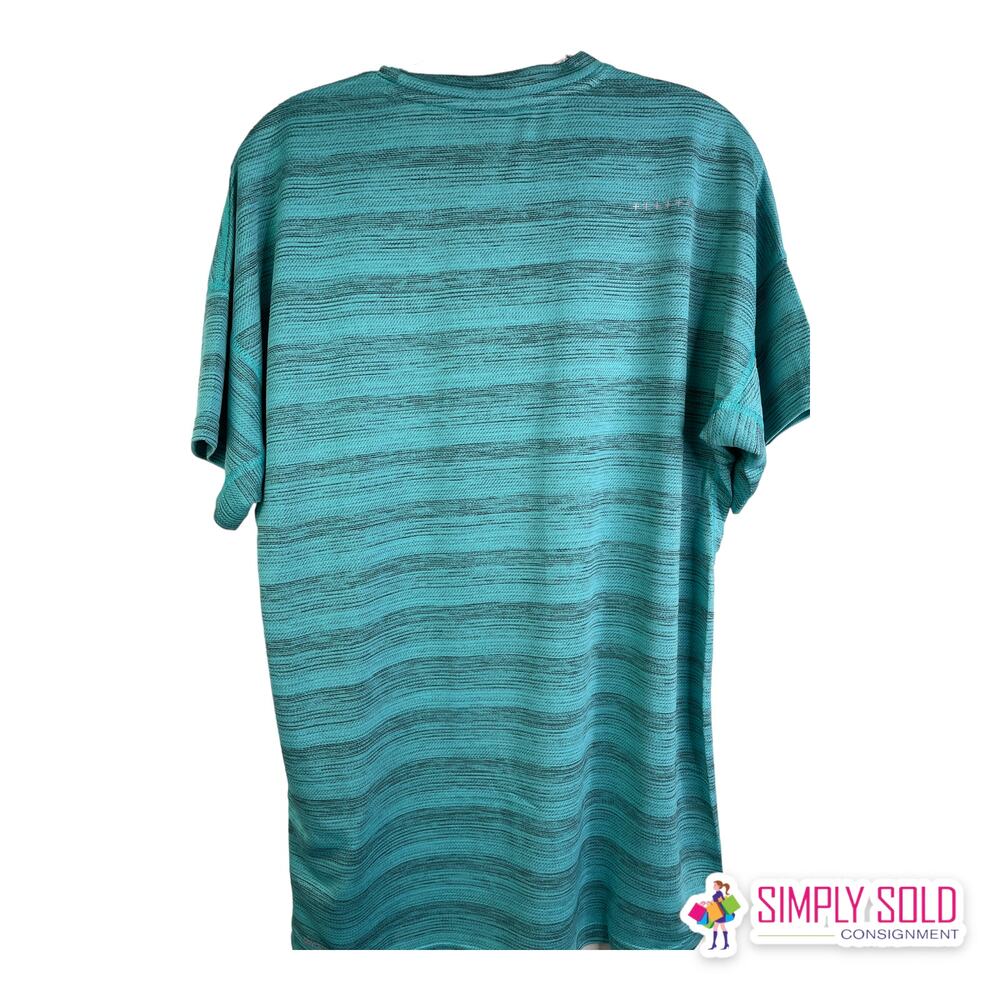 Puma Mens Running‎ Training Shirt Teal Space Dye Short Sleeve 518421-04 NEW M